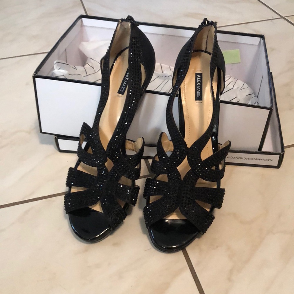 Alex Marie black heels